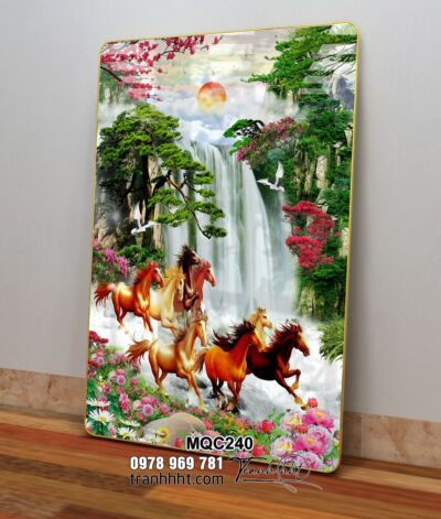 Tranh Ngựa Bát Mã MQC240