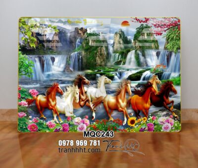 Tranh Ngựa Bát Mã MQC243