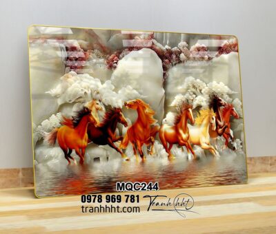 Tranh Ngựa Bát Mã MQC244