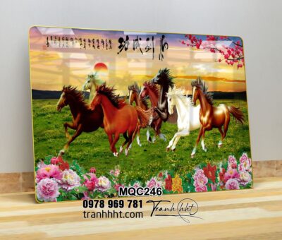 Tranh Ngựa Bát Mã MQC246