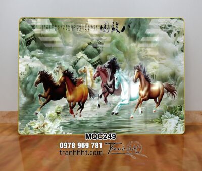 Tranh Ngựa Bát Mã MQC249