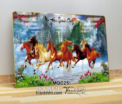 Tranh Ngựa Bát Mã MQC25