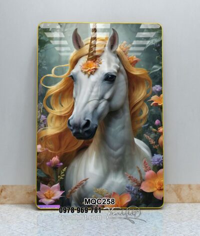 Tranh Ngựa Bát Mã MQC258