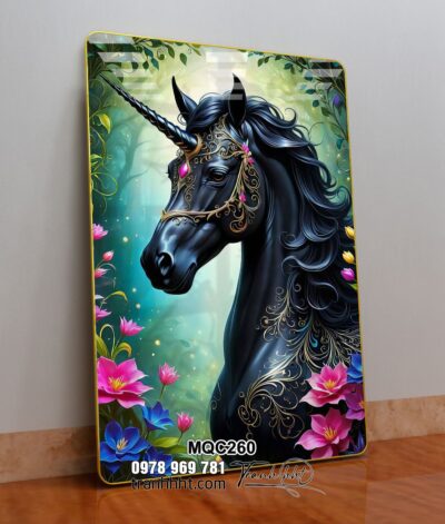 Tranh Ngựa Bát Mã MQC260