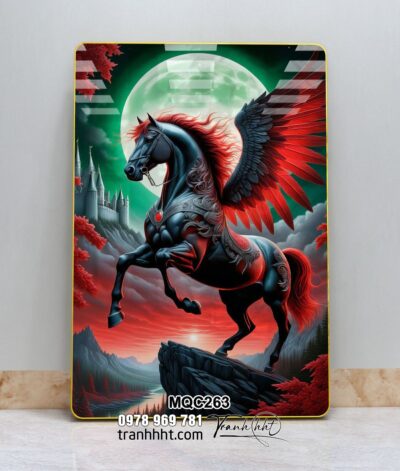 Tranh Ngựa Bát Mã MQC263