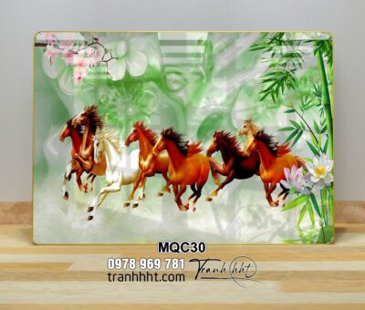 Tranh Ngựa Bát Mã MQC30