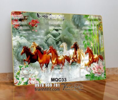 Tranh Ngựa Bát Mã MQC33
