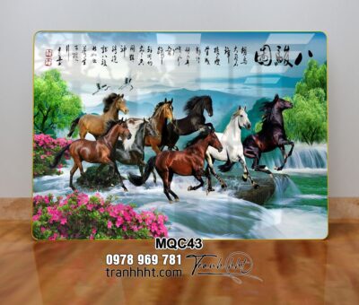 Tranh Ngựa Bát Mã MQC43
