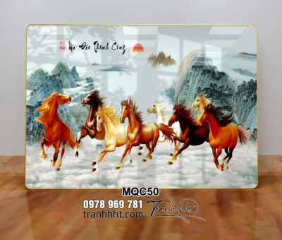 Tranh Ngựa Bát Mã MQC50