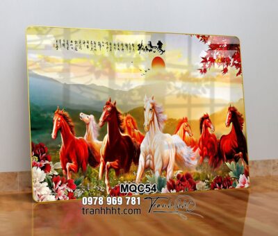 Tranh Ngựa Bát Mã MQC54