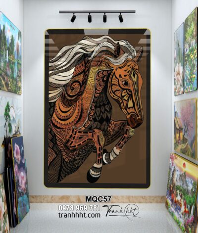 Tranh Ngựa Bát Mã MQC57