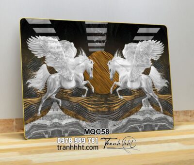 Tranh Ngựa Bát Mã MQC58
