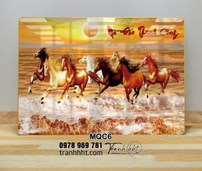 Tranh Ngựa Bát Mã MQC6