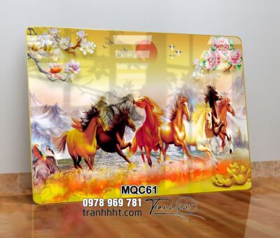 Tranh Ngựa Bát Mã MQC61