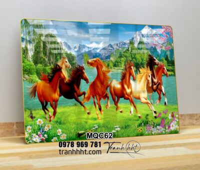Tranh Ngựa Bát Mã MQC62