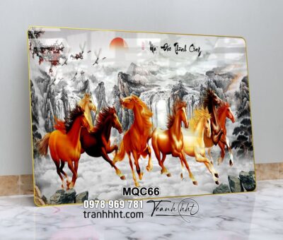Tranh Ngựa Bát Mã MQC66