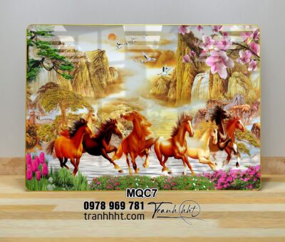 Tranh Ngựa Bát Mã MQC7