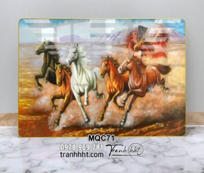Tranh Ngựa Bát Mã MQC71