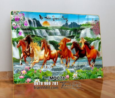 Tranh Ngựa Bát Mã MQC78