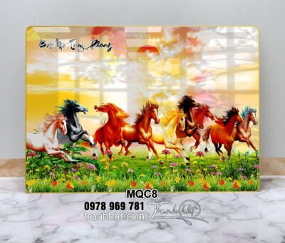 Tranh Ngựa Bát Mã MQC8