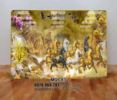 Tranh Ngựa Bát Mã MQC83