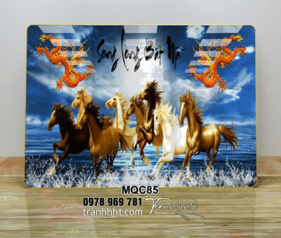 Tranh Ngựa Bát Mã MQC85