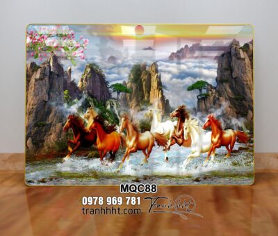 Tranh Ngựa Bát Mã MQC88