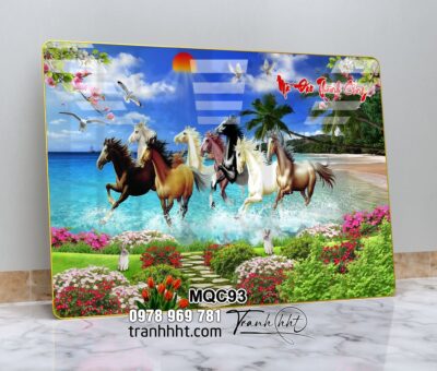 Tranh Ngựa Bát Mã MQC93