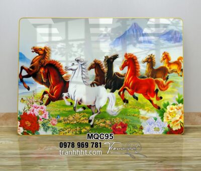 Tranh Ngựa Bát Mã MQC95