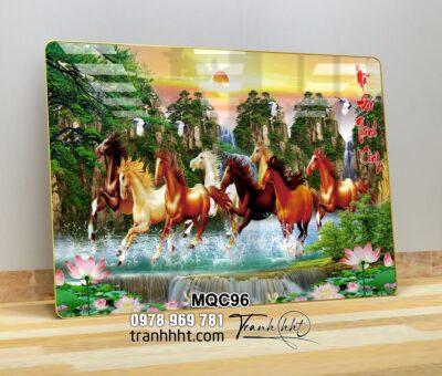 Tranh Ngựa Bát Mã MQC96