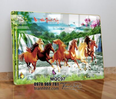 Tranh Ngựa Bát Mã MQC97