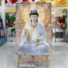 Tranh quan âm bồ tát, hình bồ tát treo tường, Tranh treo tường Phật giáo quan thế âm lá liễu tráng gương PQC106