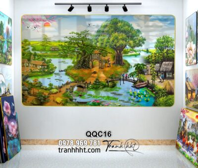 Tranh Đồng Quê Việt Nam QQC16