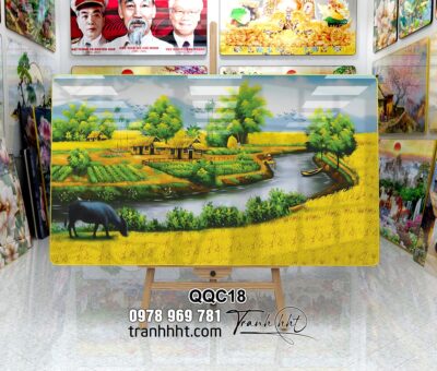 Tranh Đồng Quê Việt Nam QQC18
