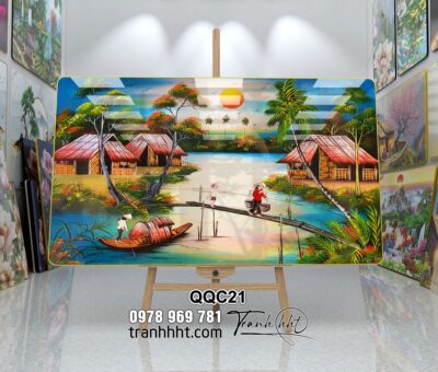 Tranh Đồng Quê Việt Nam QQC21