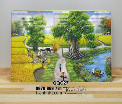 Tranh Đồng Quê Việt Nam QQC27