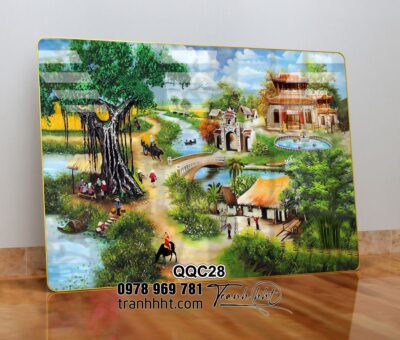 Tranh Đồng Quê Việt Nam QQC28
