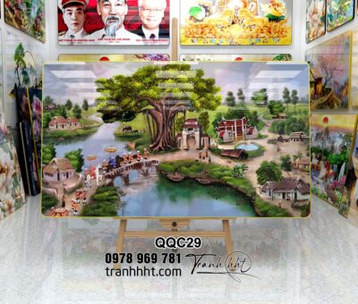 Tranh Đồng Quê Việt Nam QQC29