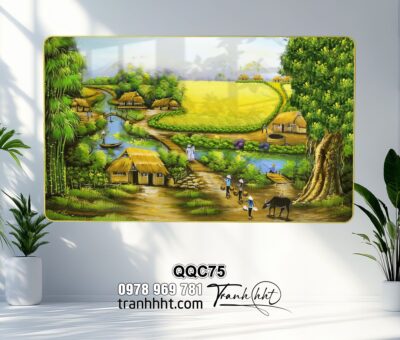 Tranh Đồng Quê Việt Nam QQC75