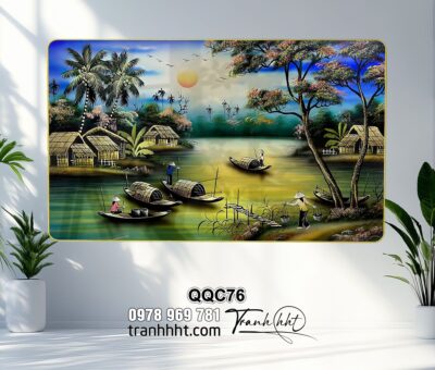 Tranh Đồng Quê Việt Nam QQC76
