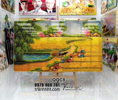Tranh Đồng Quê Việt Nam QQC8