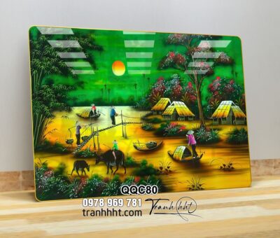 Tranh Đồng Quê Việt Nam QQC80