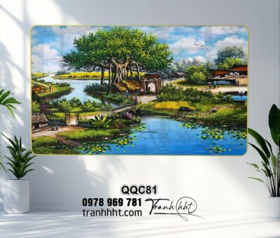 Tranh Đồng Quê Việt Nam QQC81