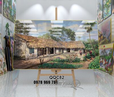 Tranh Đồng Quê Việt Nam QQC82