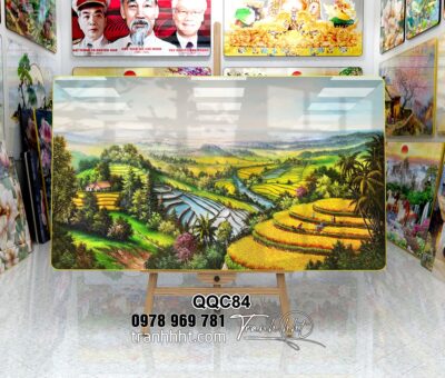Tranh Đồng Quê Việt Nam QQC84