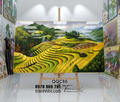 Tranh Đồng Quê Việt Nam QQC86