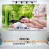 Tranh spa trị liệu, tranh spa mát xa, tranh spa cổ vai gáy, Tranh Spa dưỡng sinh xoa bóp thư giãn tráng gương treo tường SPQC143