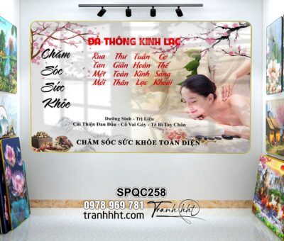 Tranh Spa Dưỡng Sinh SPQC258