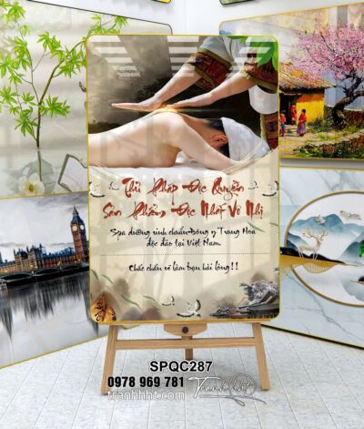 Tranh Spa Dưỡng Sinh SPQC287