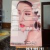 Tranh Spa chăm sóc da mặt, tranh cấu tạo da, Tranh Spa dưỡng sinh làm đẹp các vị trí trên da tráng gương treo tường SPQC294
